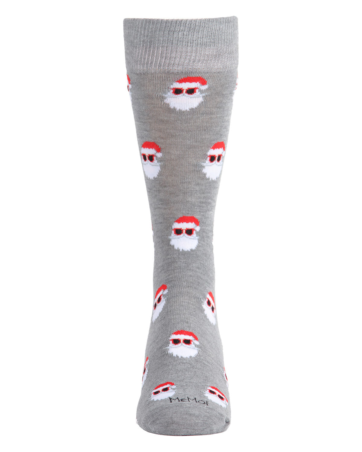 Men's Festive Funny Santa Shades Novelty Crew Socks