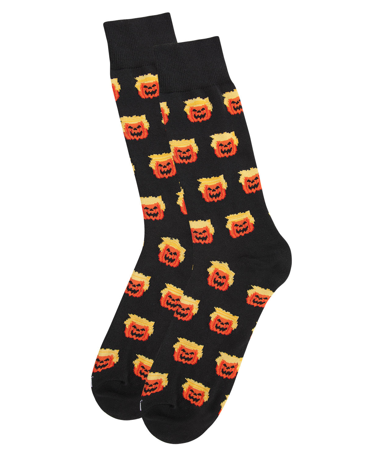 Men's Number 45 Trumpkin Halloween Novelty Crew Sock