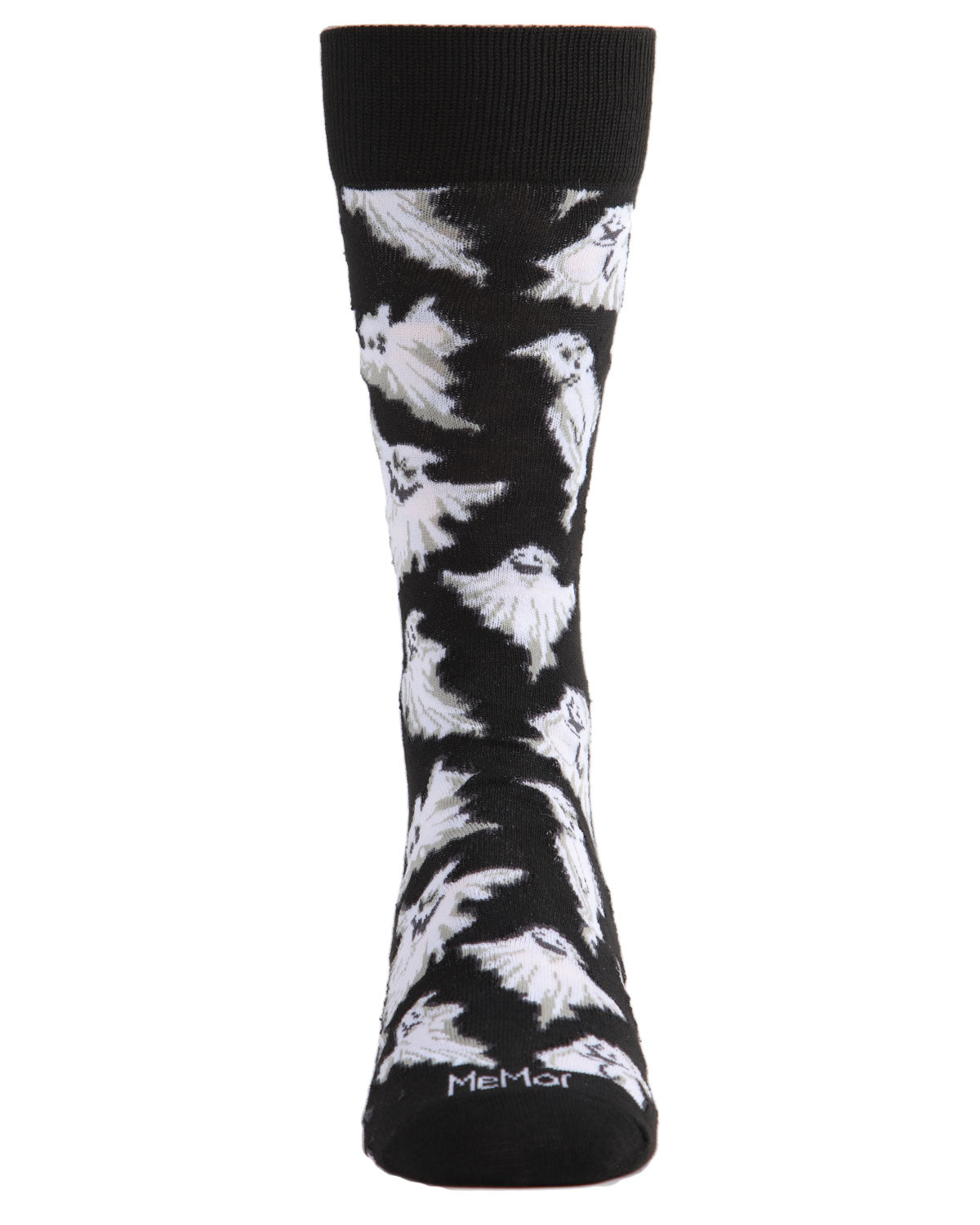 Men's Halloween Cool Ghoul Ghost Novelty Crew Sock