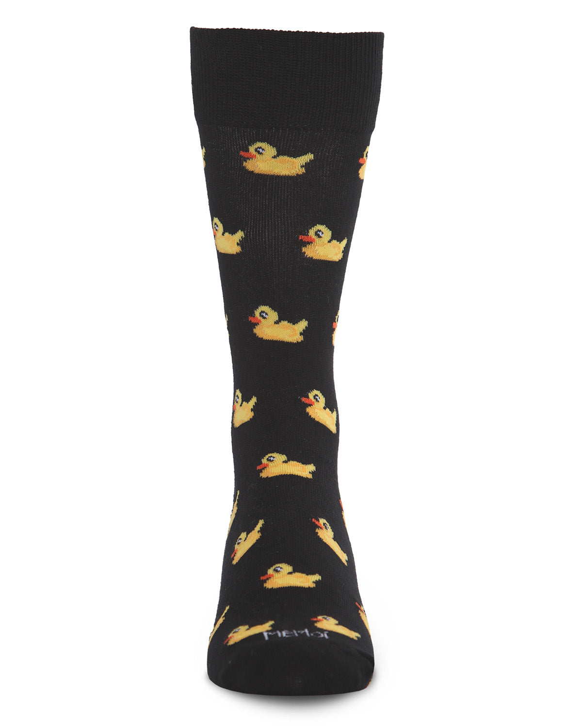 Men's Rubber Duckie Bamboo Blend Novelty Crew Sock