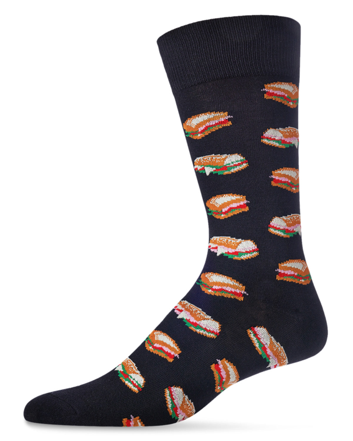 Men's Tasty Hoagies Bamboo Blend Novelty Crew Sock