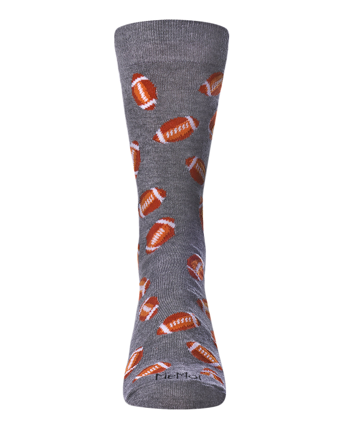 Men's Football Fan Bamboo Blend Novelty Crew Sock