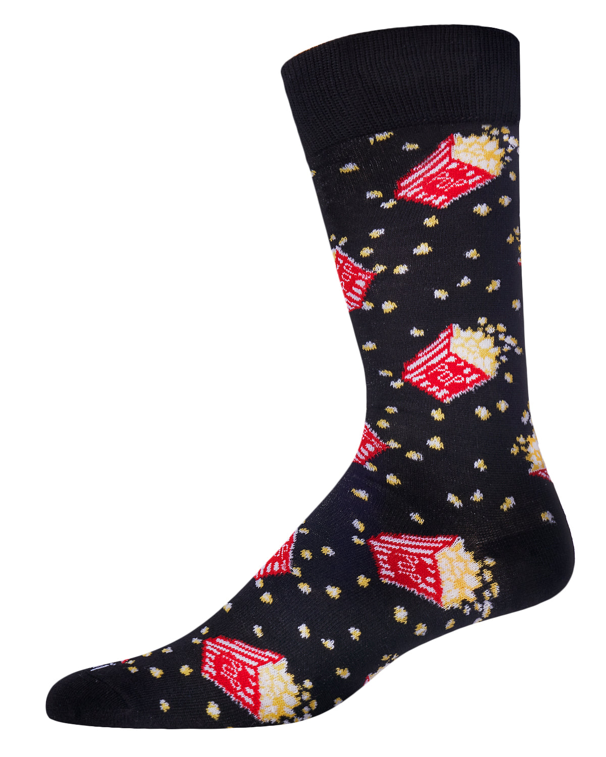 Men's Pass The Popcorn Bamboo Blend Novelty Crew Sock