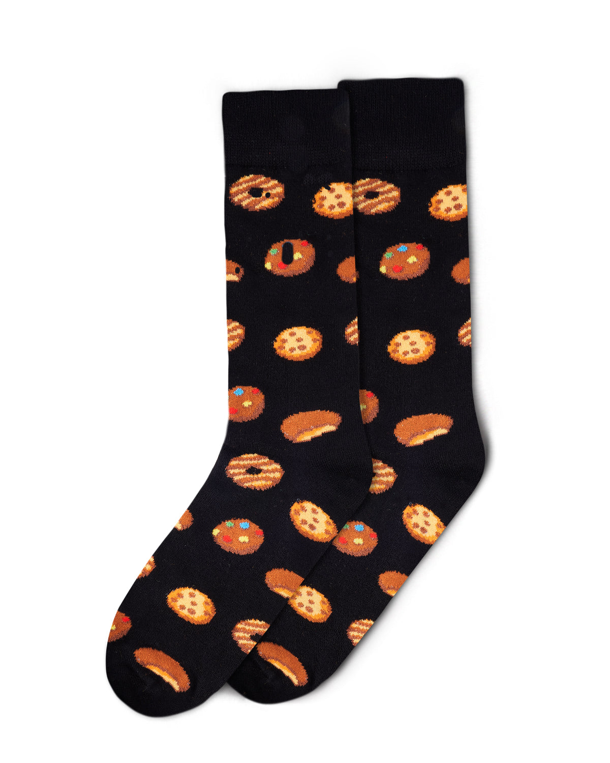 Men's Tasty Cookies Bamboo Blend Novelty Crew Sock