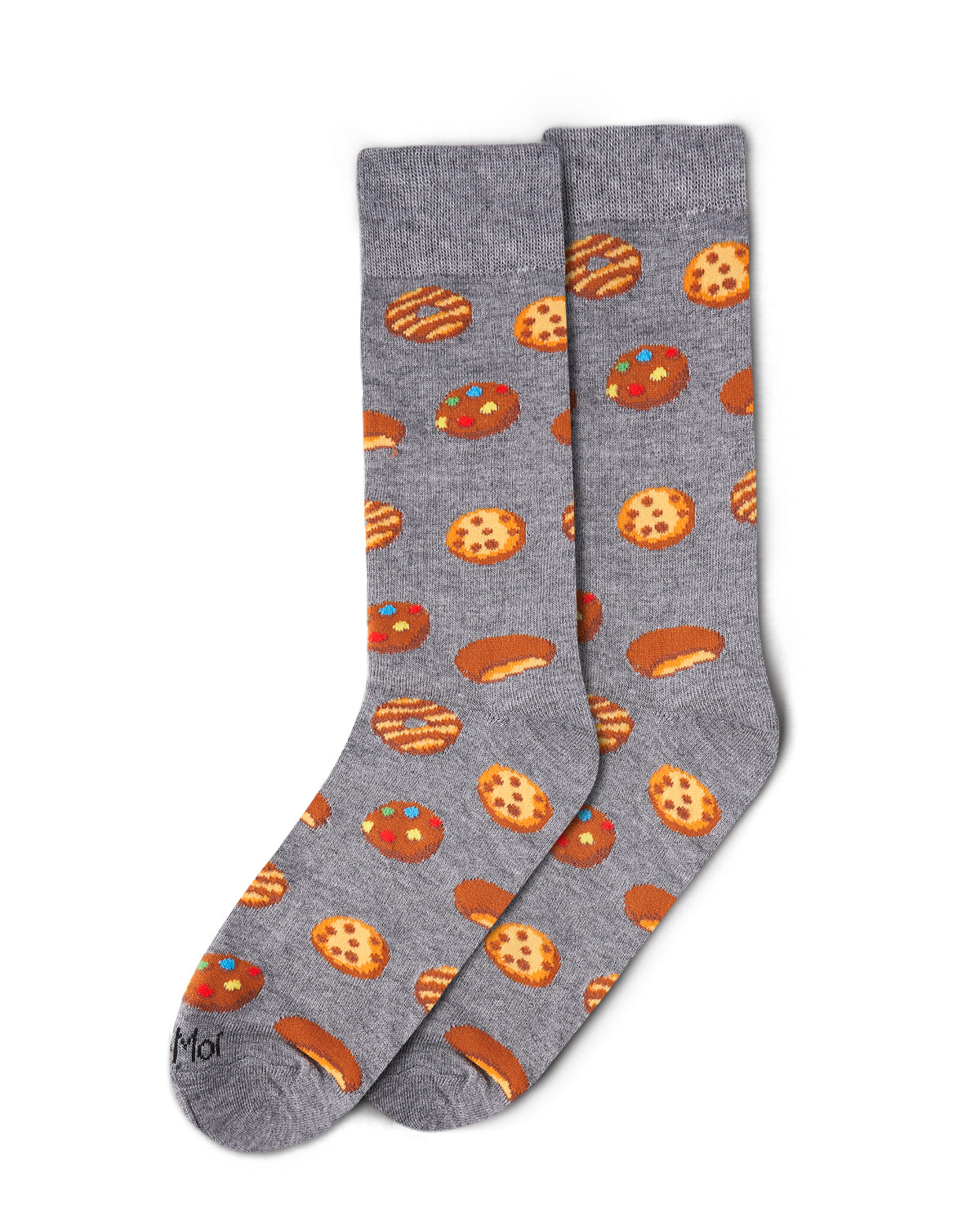 Men's Tasty Cookies Bamboo Blend Novelty Crew Sock