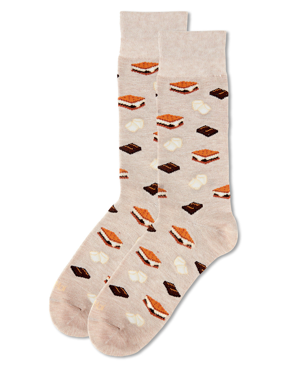 Men's I'd Like S'mores Please Bamboo Blend Crew Sock