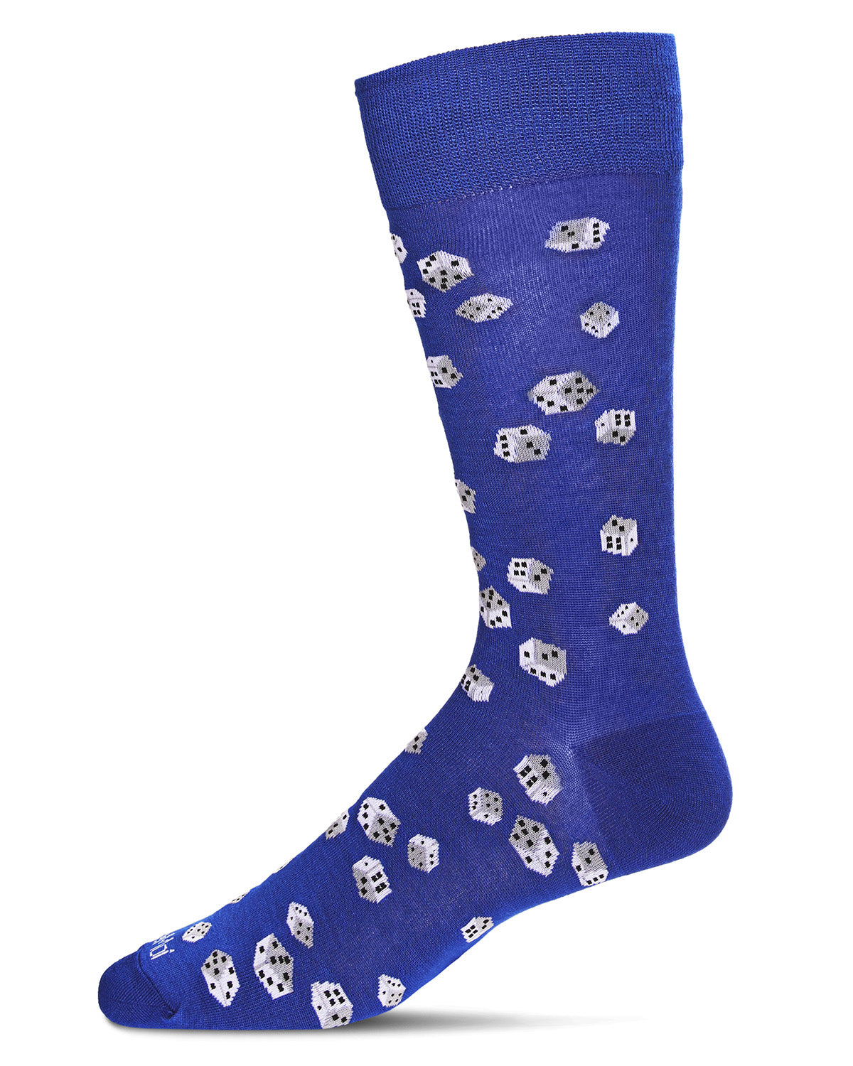 Men's Roll of the Dice Bamboo Blend Novelty Crew Sock