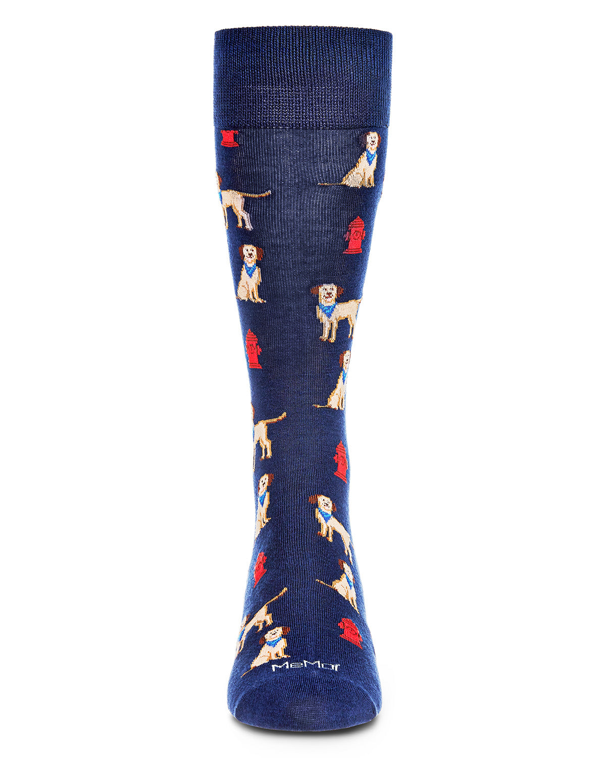 Men's Fire Hydrant Dog Bamboo Blend Novelty Crew Sock