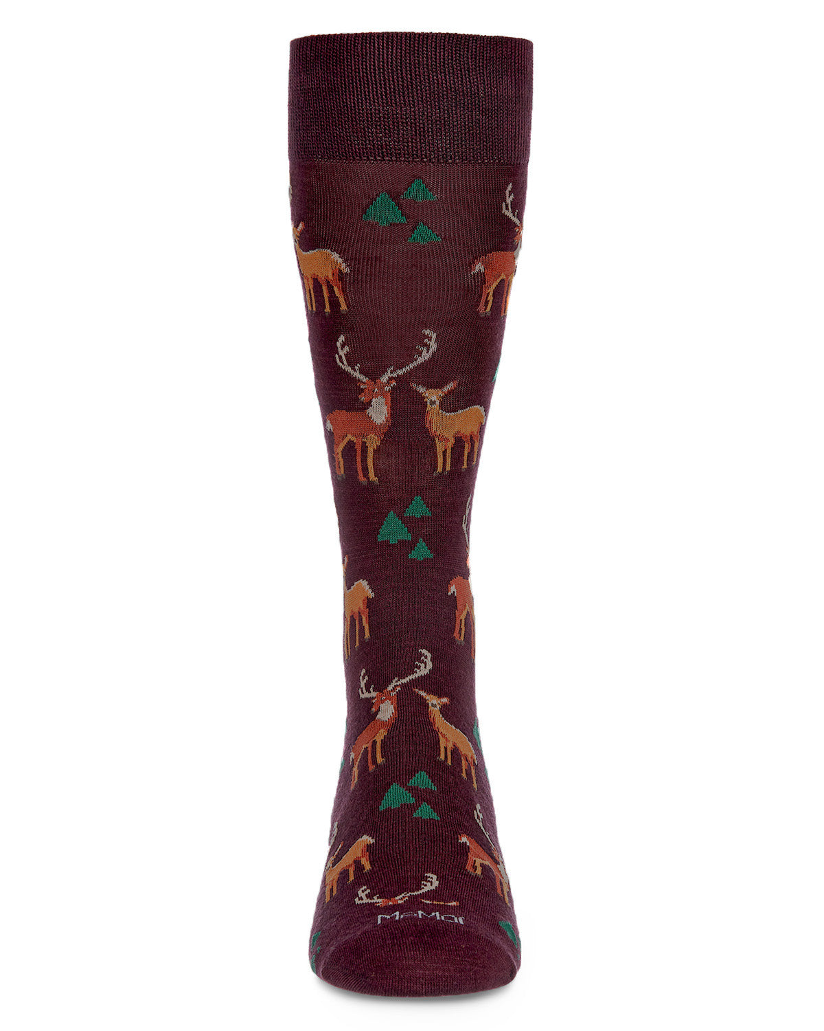 Men's Oh Deer Bamboo Blend Novelty Crew Sock