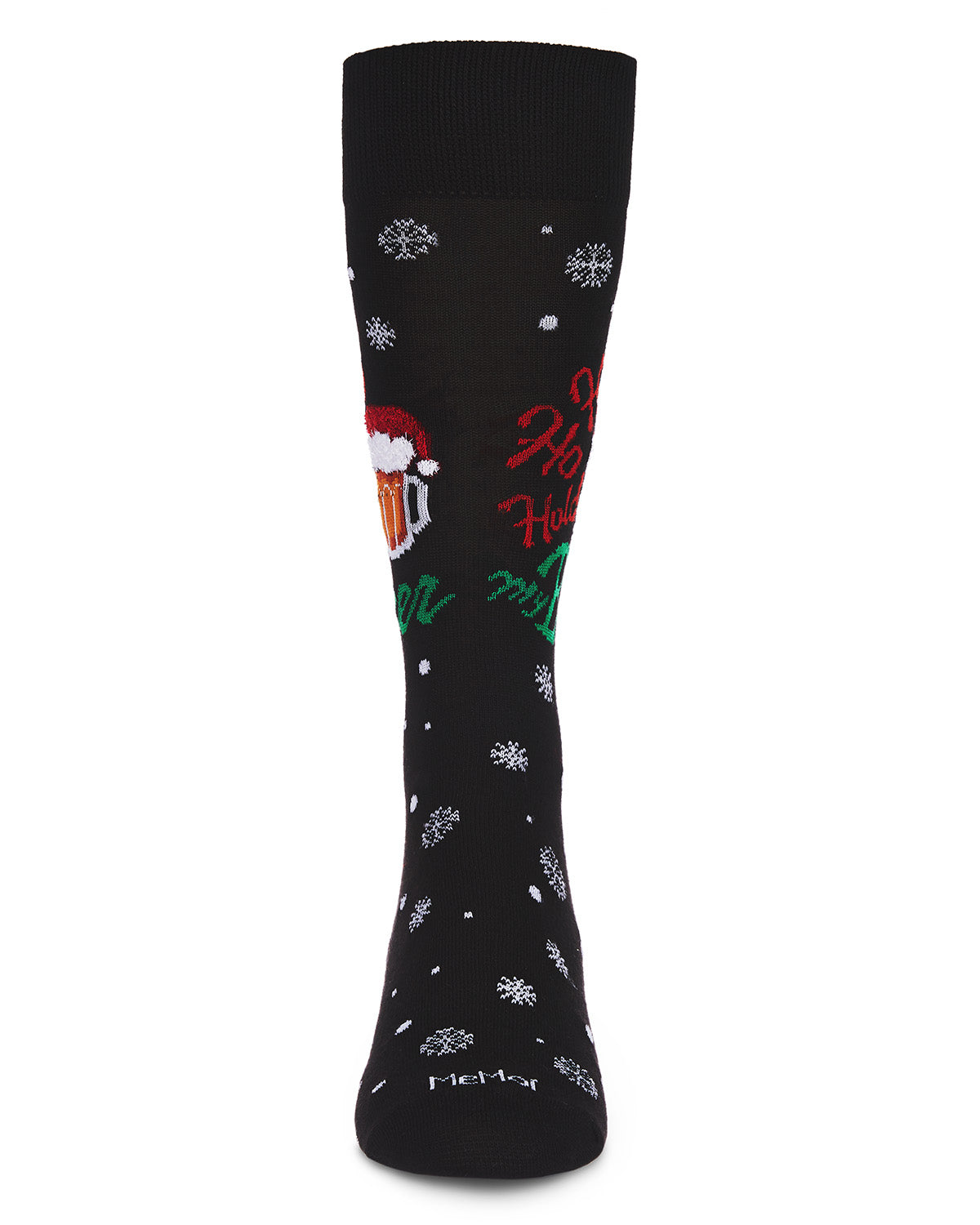 Men's Ho Ho Hold My Beer Holiday Novelty Crew Socks