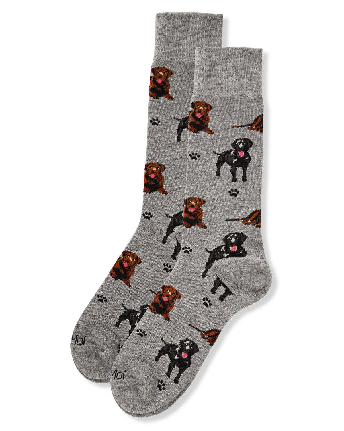 Men's Labrador Dogs Bamboo Crew Socks