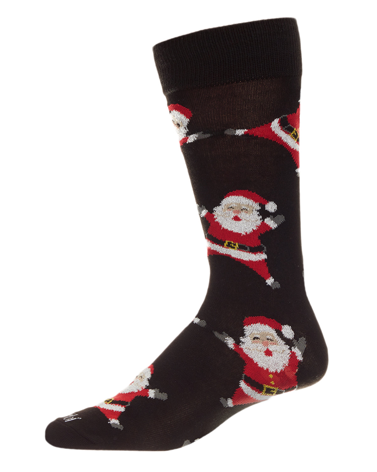 Men's All Over Santa Claus Holiday Novelty Crew Socks