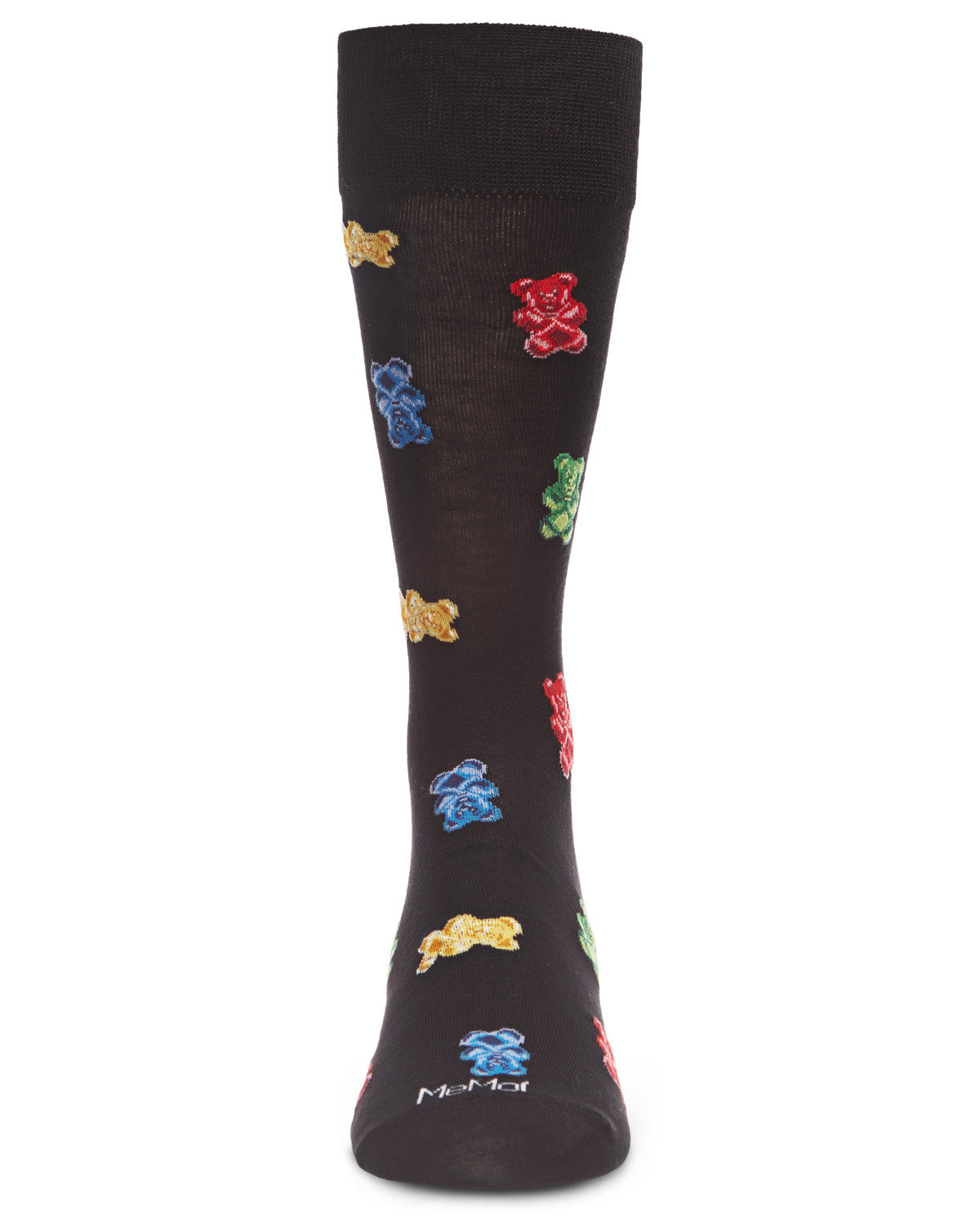 Men's Yummy Gummy Bears Bamboo Blend Novelty Crew Sock