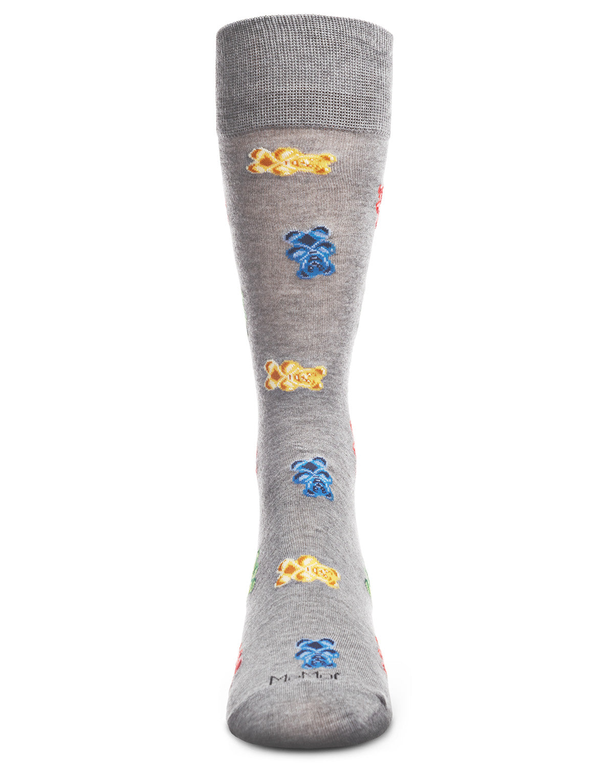 Men's Yummy Gummy Bears Bamboo Blend Novelty Crew Sock