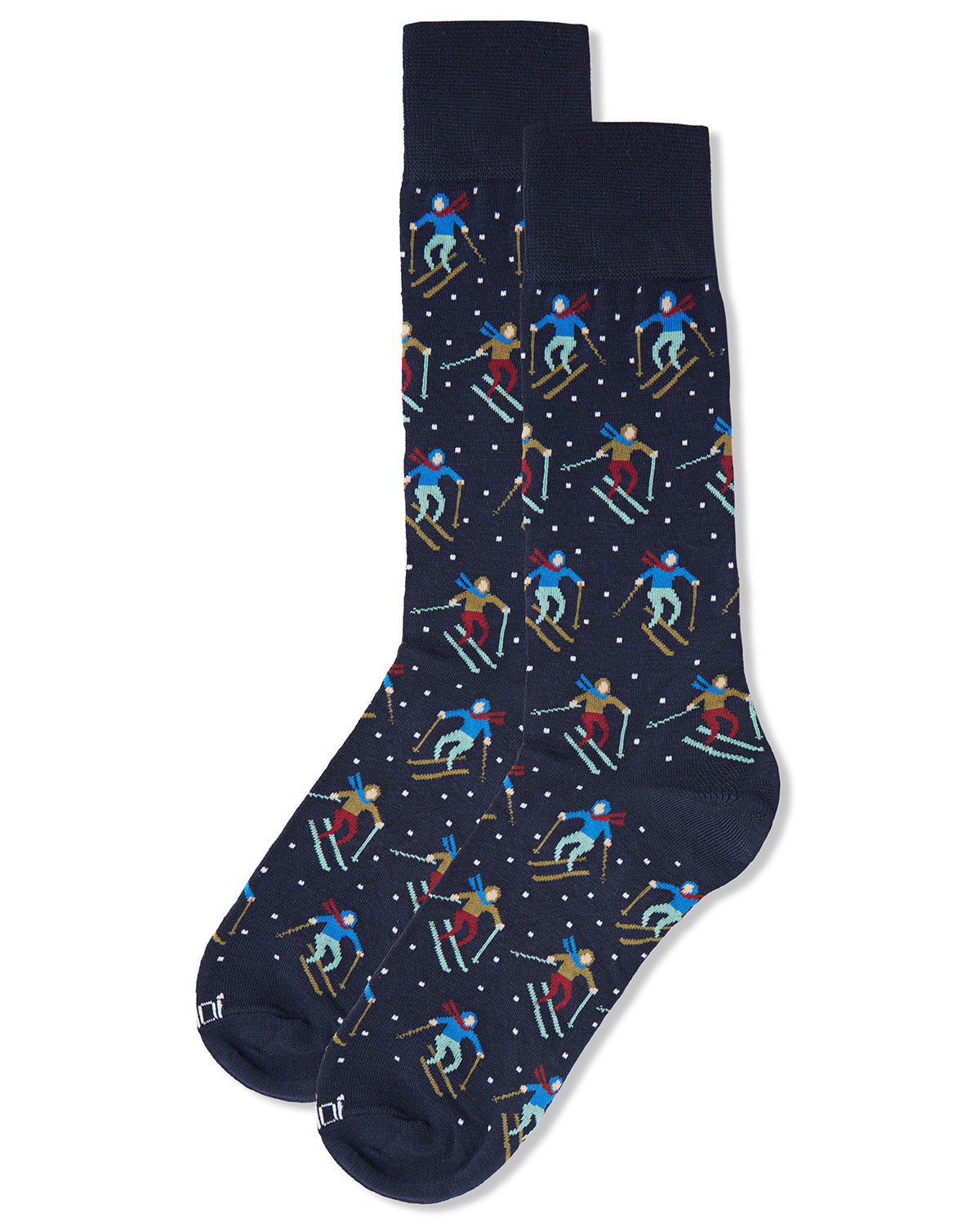 Men's Skiers Paradise Bamboo Blend Novelty Crew Sock