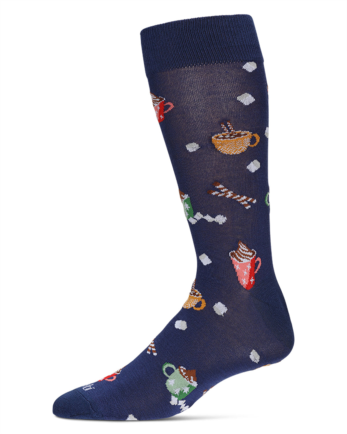 Men's Hot Cocoa Bamboo Crew Socks