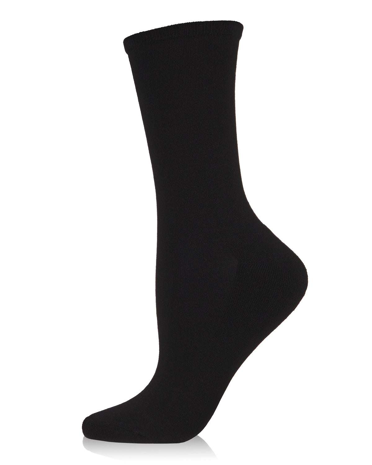 Women's Bamboo Blend Terry Sole Breathable Crew Sock