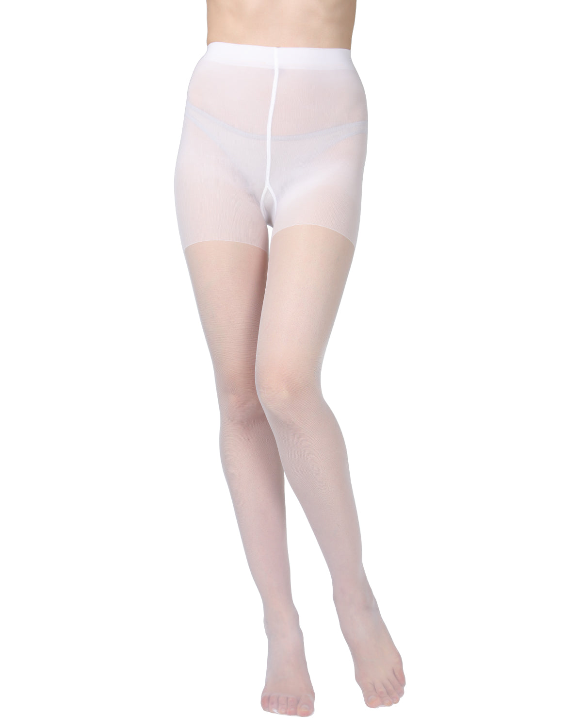 Women's Essential Control Top Satin Sheer Pantyhose