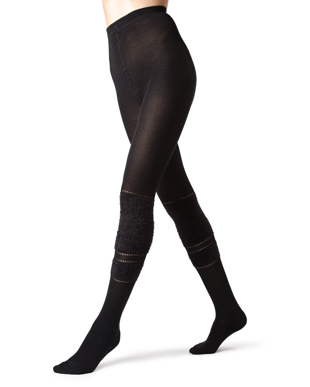 Women's Fuzzy Lush Soft Cotton Blend Sweater Tights