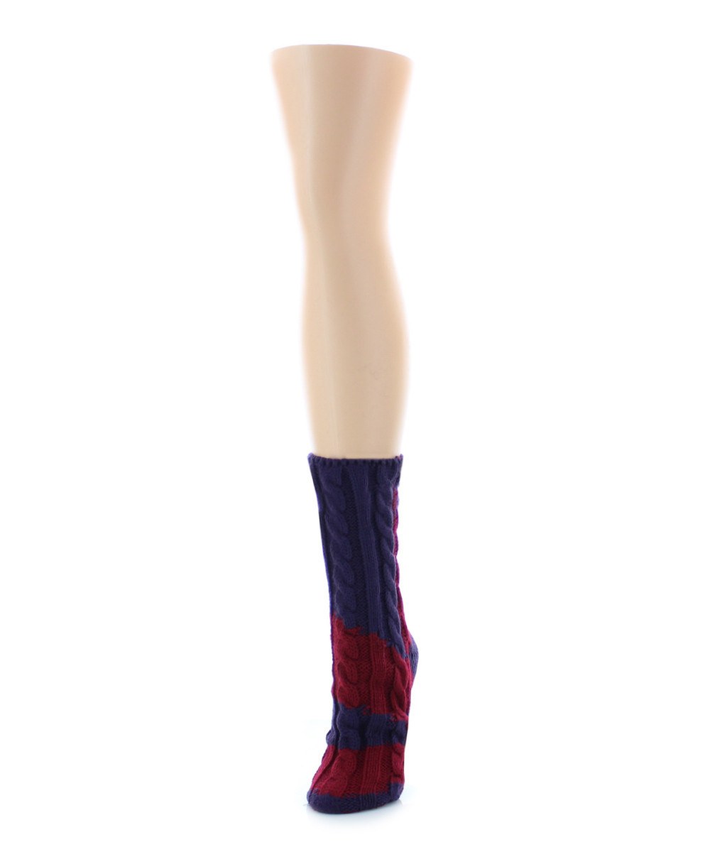 Women's Color Swish Chunky Knit Boot Sock