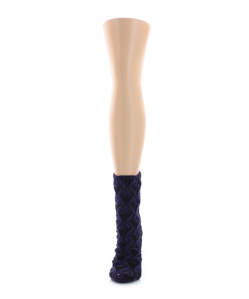 Women's Alterdiamond Chunky Knit Boot Sock