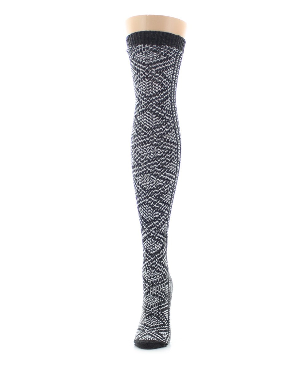 Women's Diamond Tone Over The Knee Warm Sock