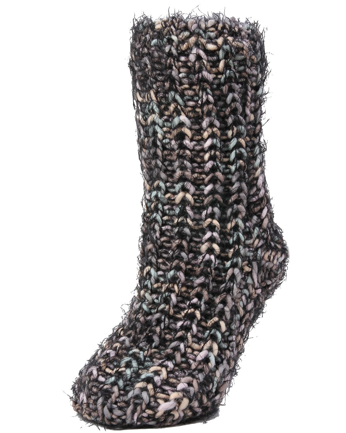 Women's Cozy Blend Sherpa-Style Lined Crew Slipper Sock