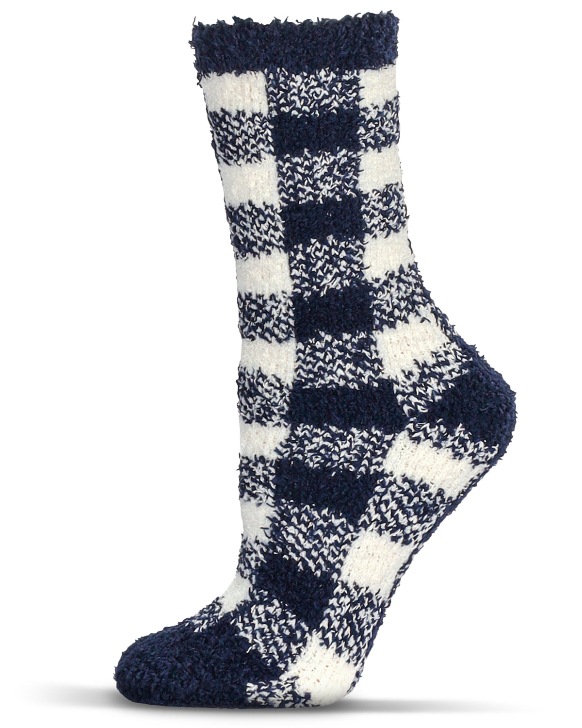 Women's Classic Buffalo Plaid Cozy Crew Socks