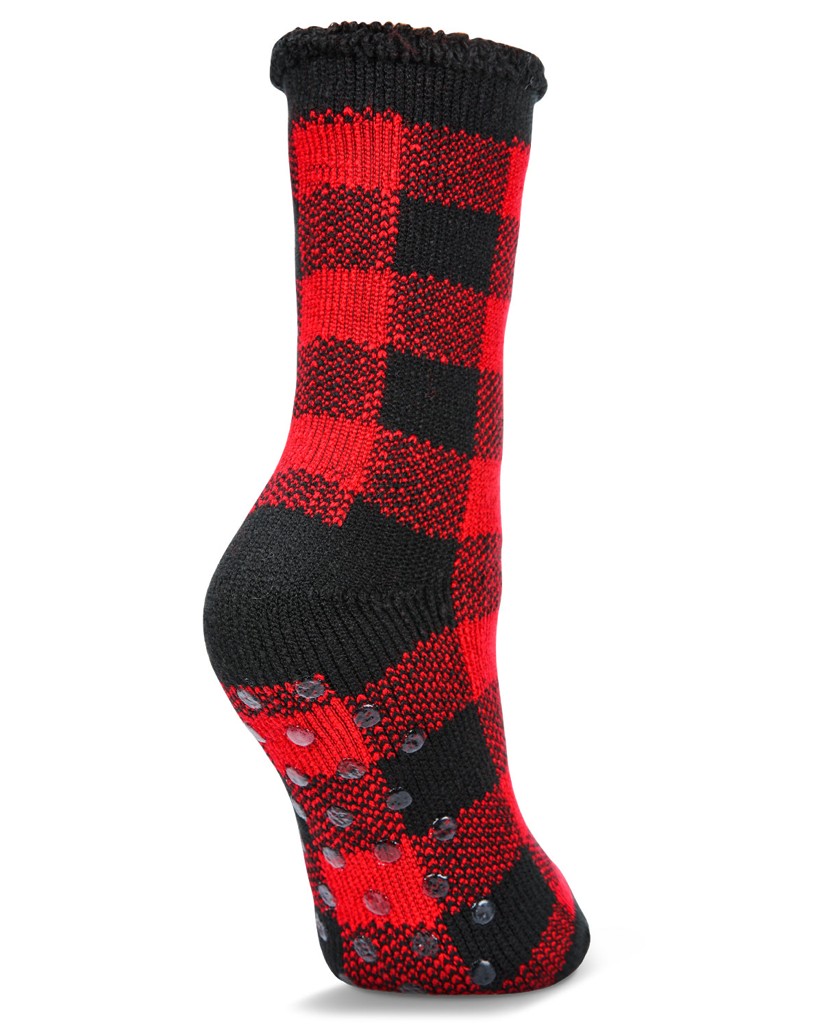 Women's Buffalo Plaid Cozy Warm Thermal Crew Socks