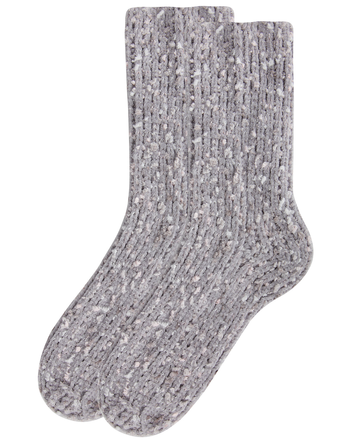 Women's Confetti Plush Cozy Tufted Crew Sock