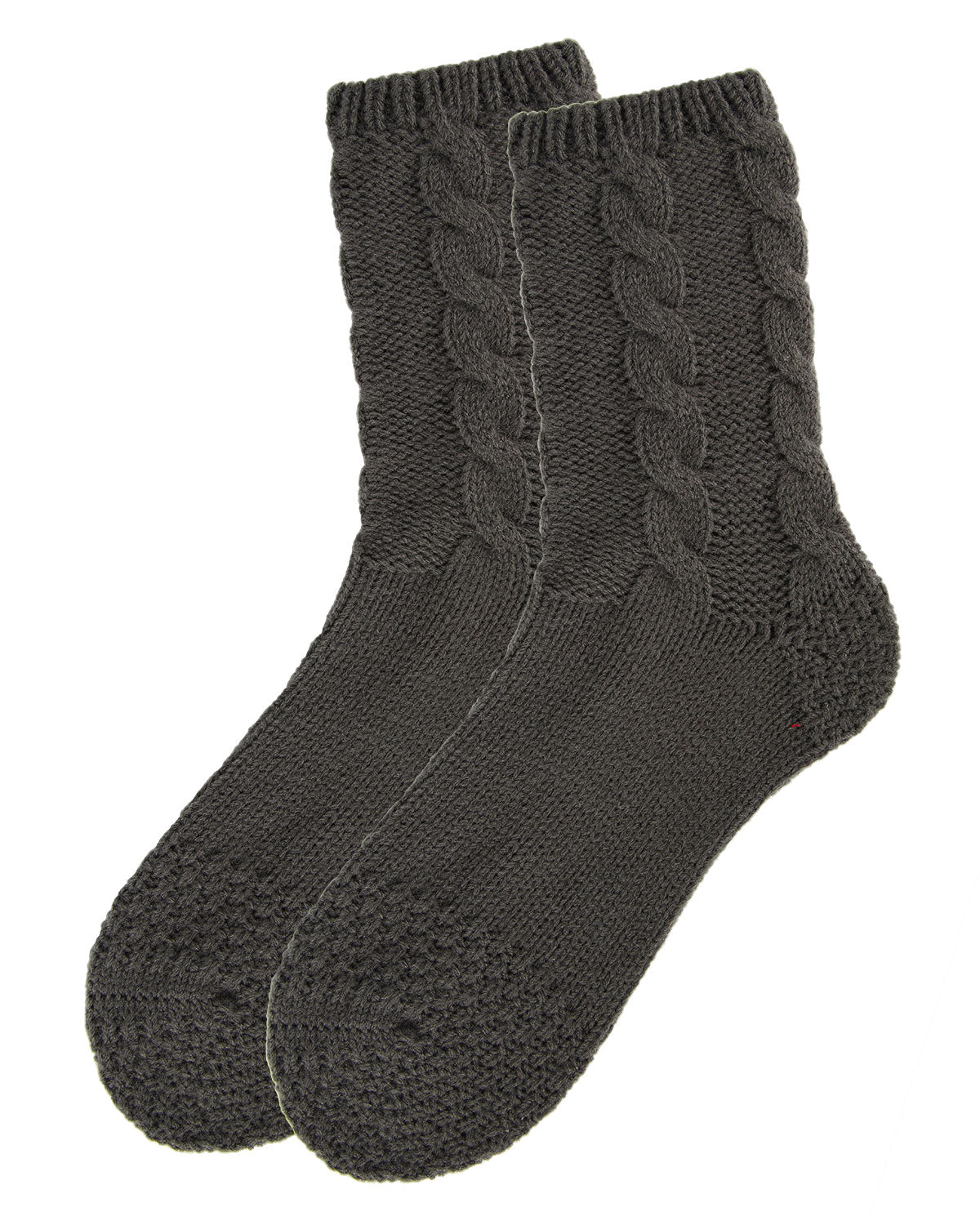Cable Sweater Knit Crew Socks