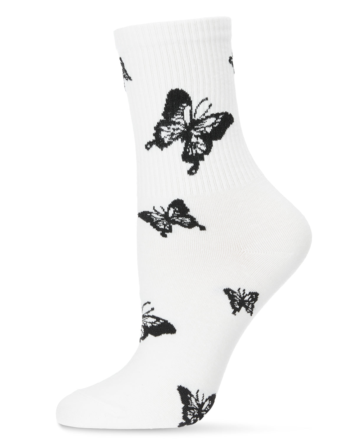 Women's Flutter-by Cotton Blend Athletic Crew Sock