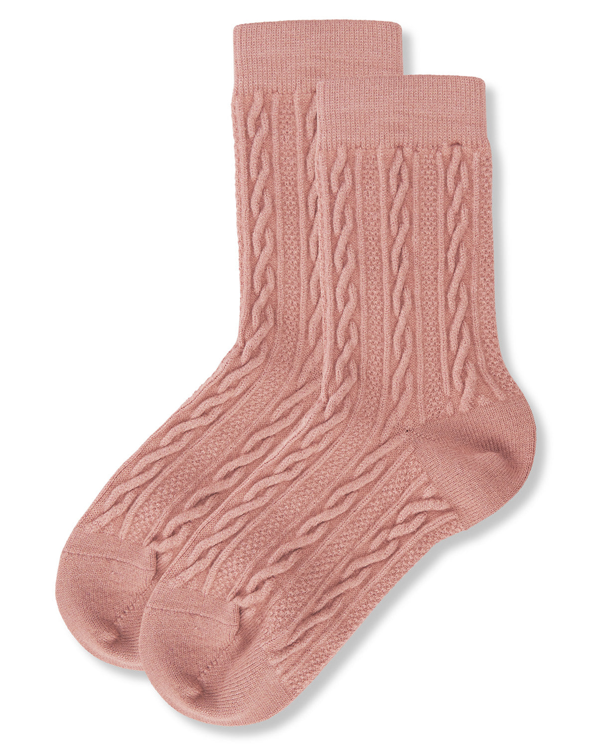 Women's Classic Cozy and Warm Cable Knit Crew Socks