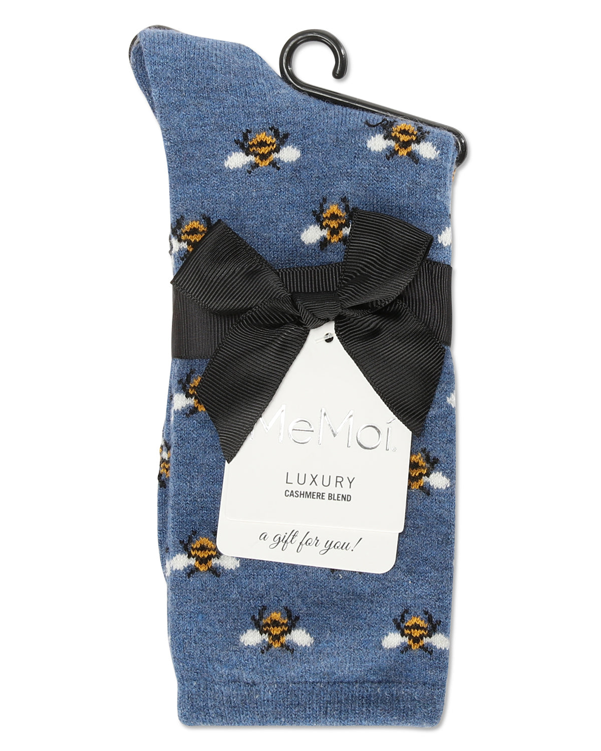 Women's Bee Cashmere Blend Crew Socks