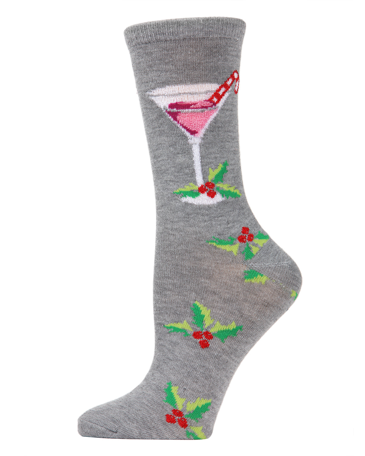 Women's Christmas Drinks Festive Crew Socks