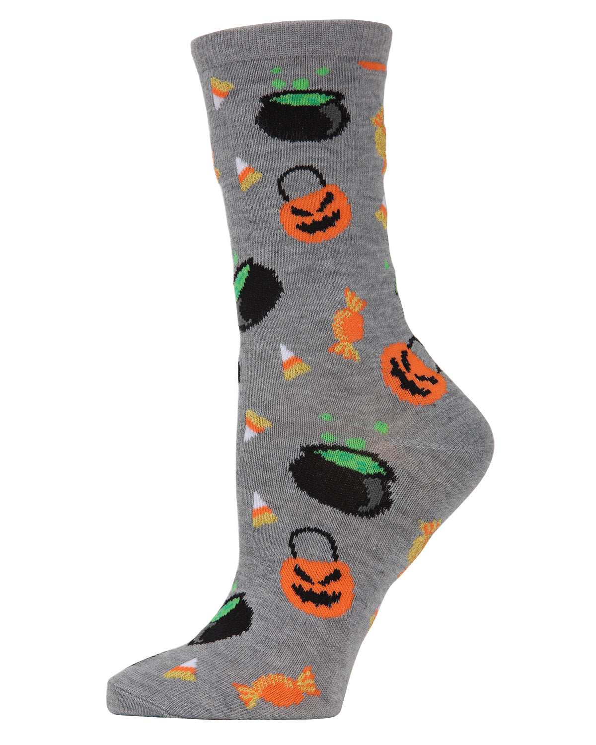 Women's Festive Pumpkin Crew Socks