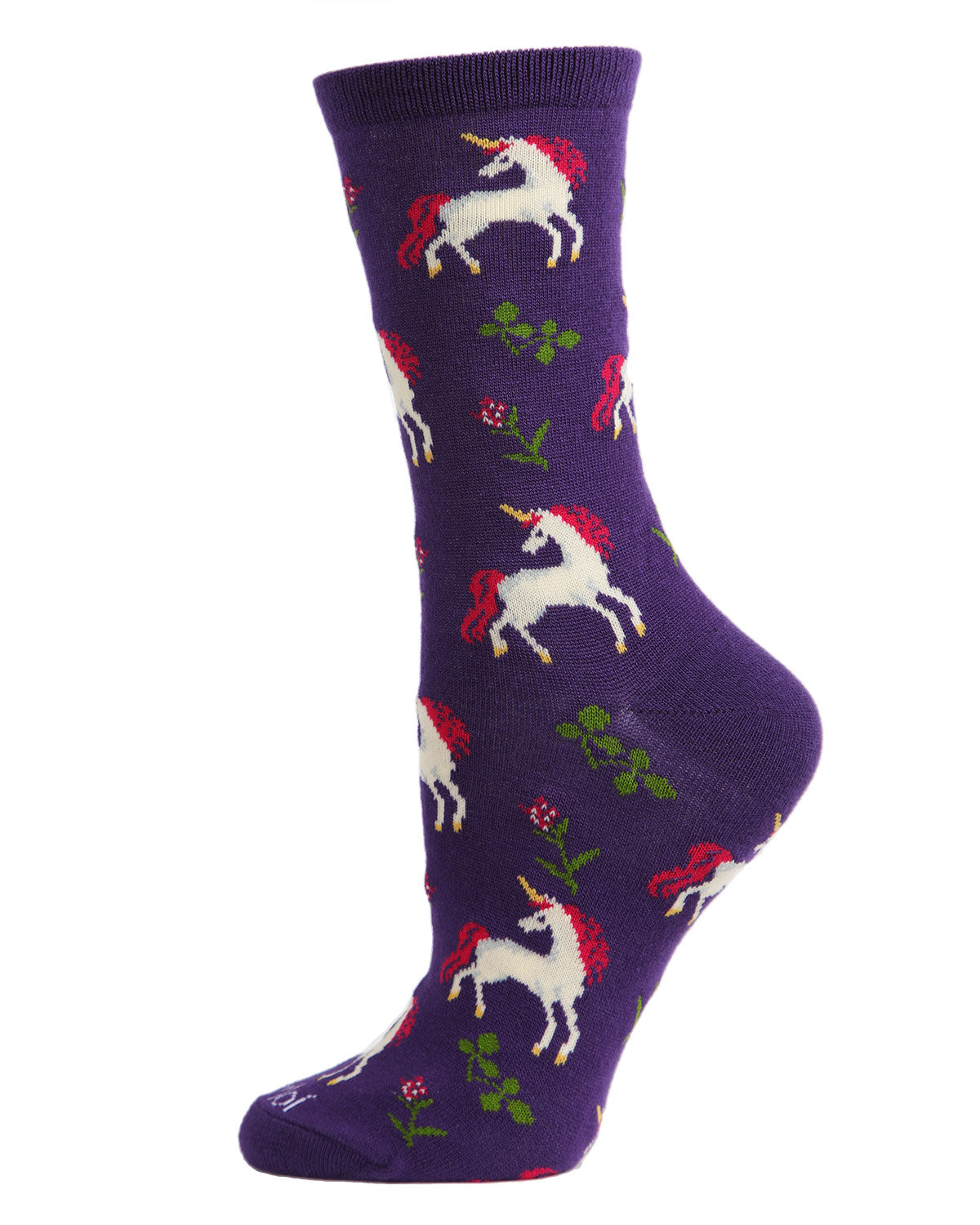 Magical Unicorns Bamboo Blend Crew Socks