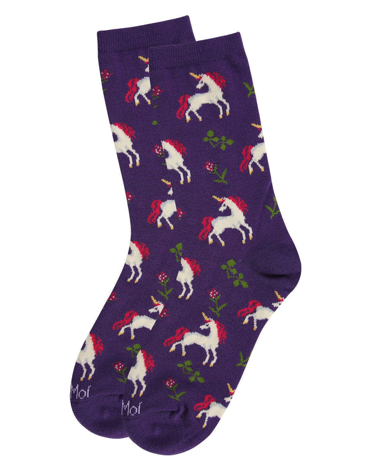 Magical Unicorns Bamboo Blend Crew Socks