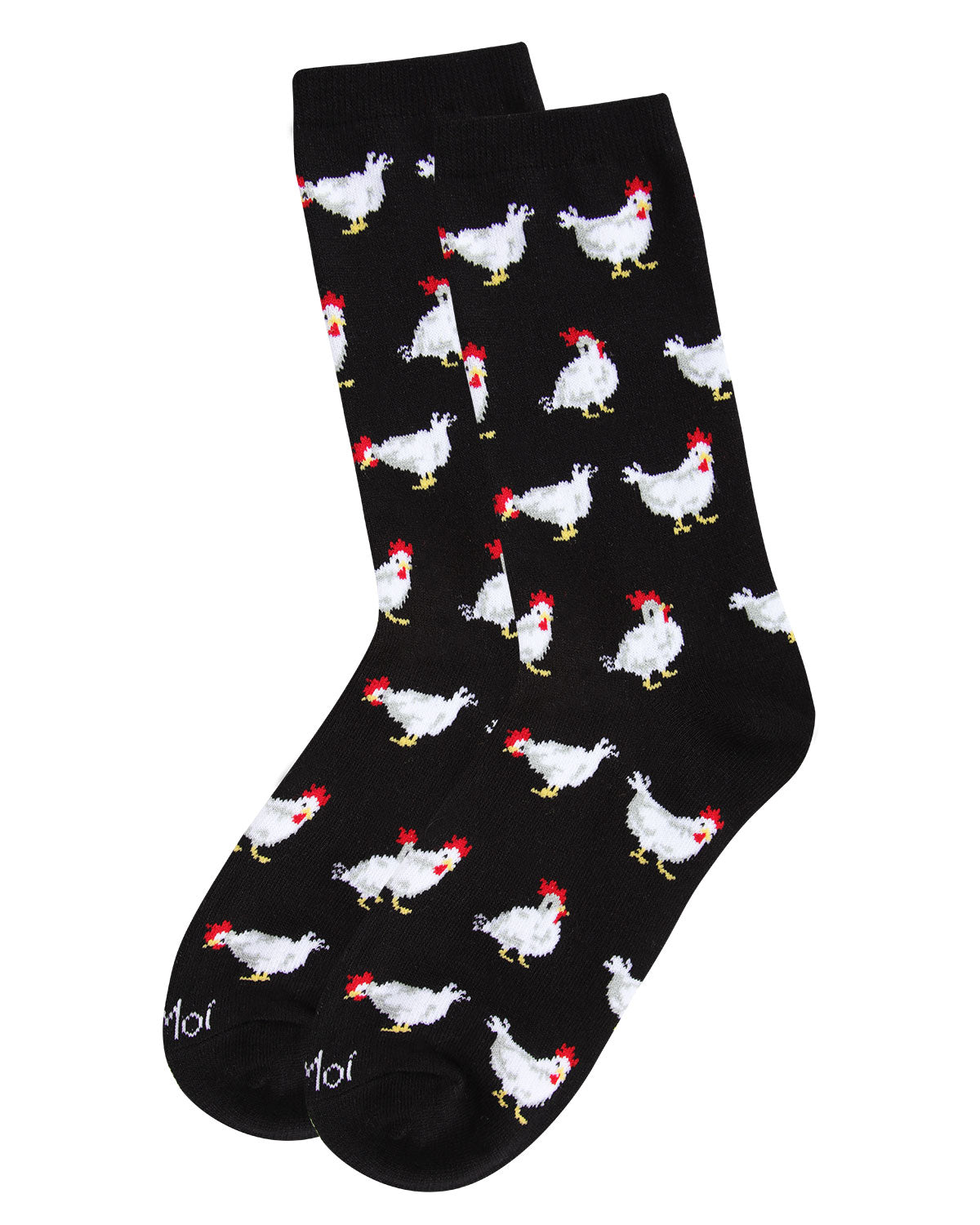 Chickens Bamboo Blend Crew Socks