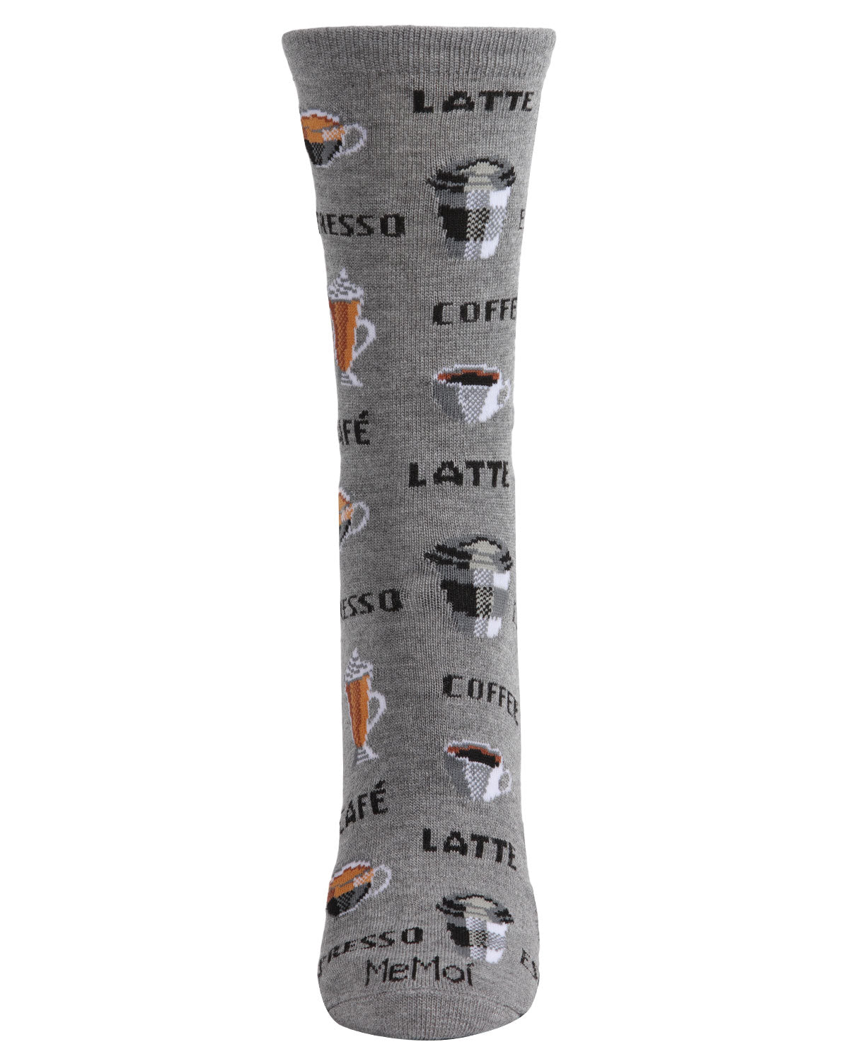 Coffee Bamboo Blend Crew Socks