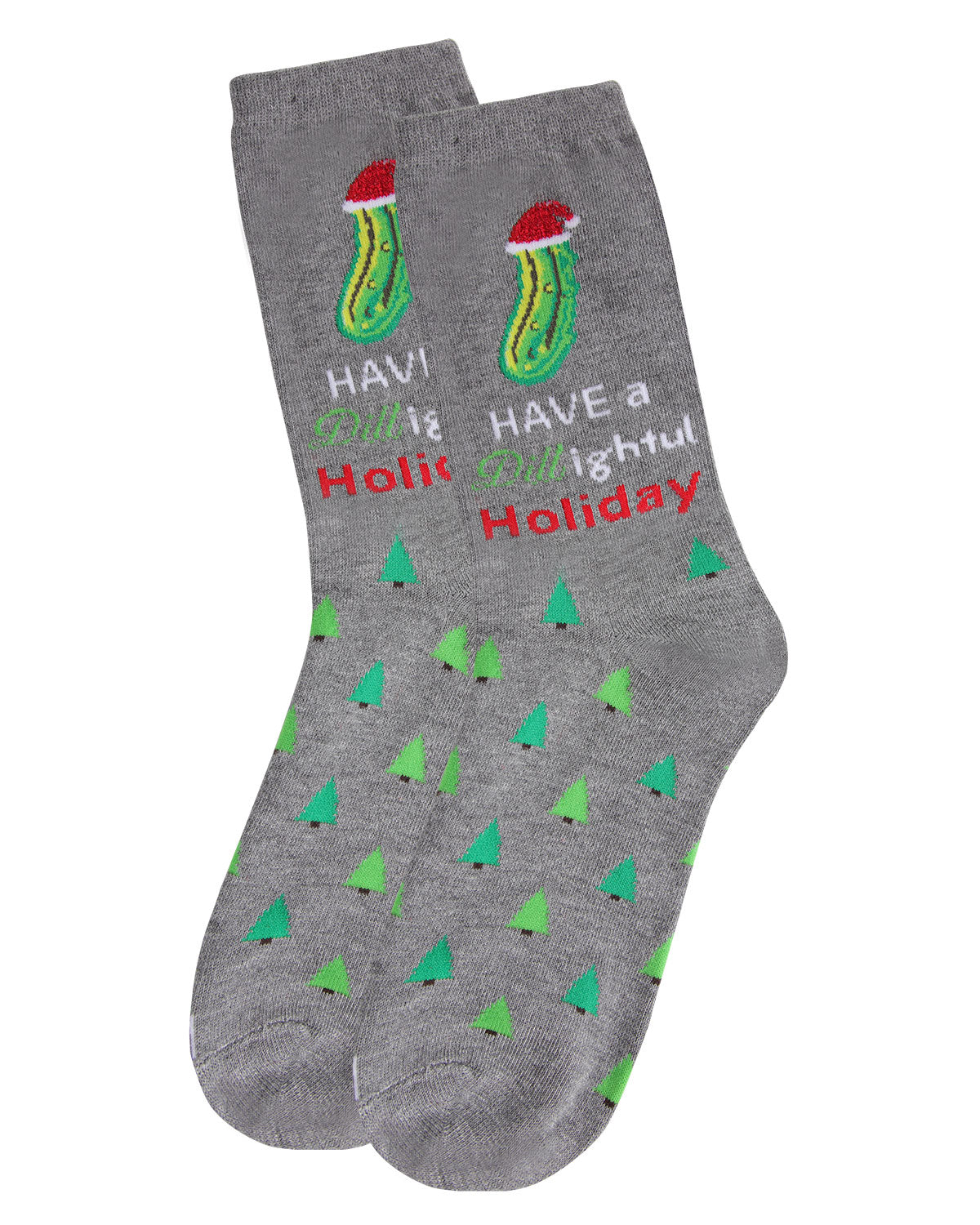 Women's Dill-ightful Holiday Crew Socks