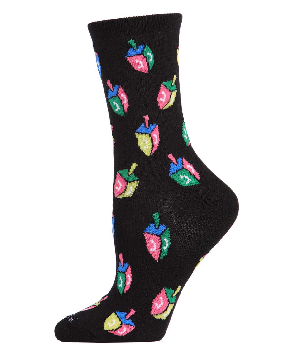 Women's Dreidel Holiday Crew Socks