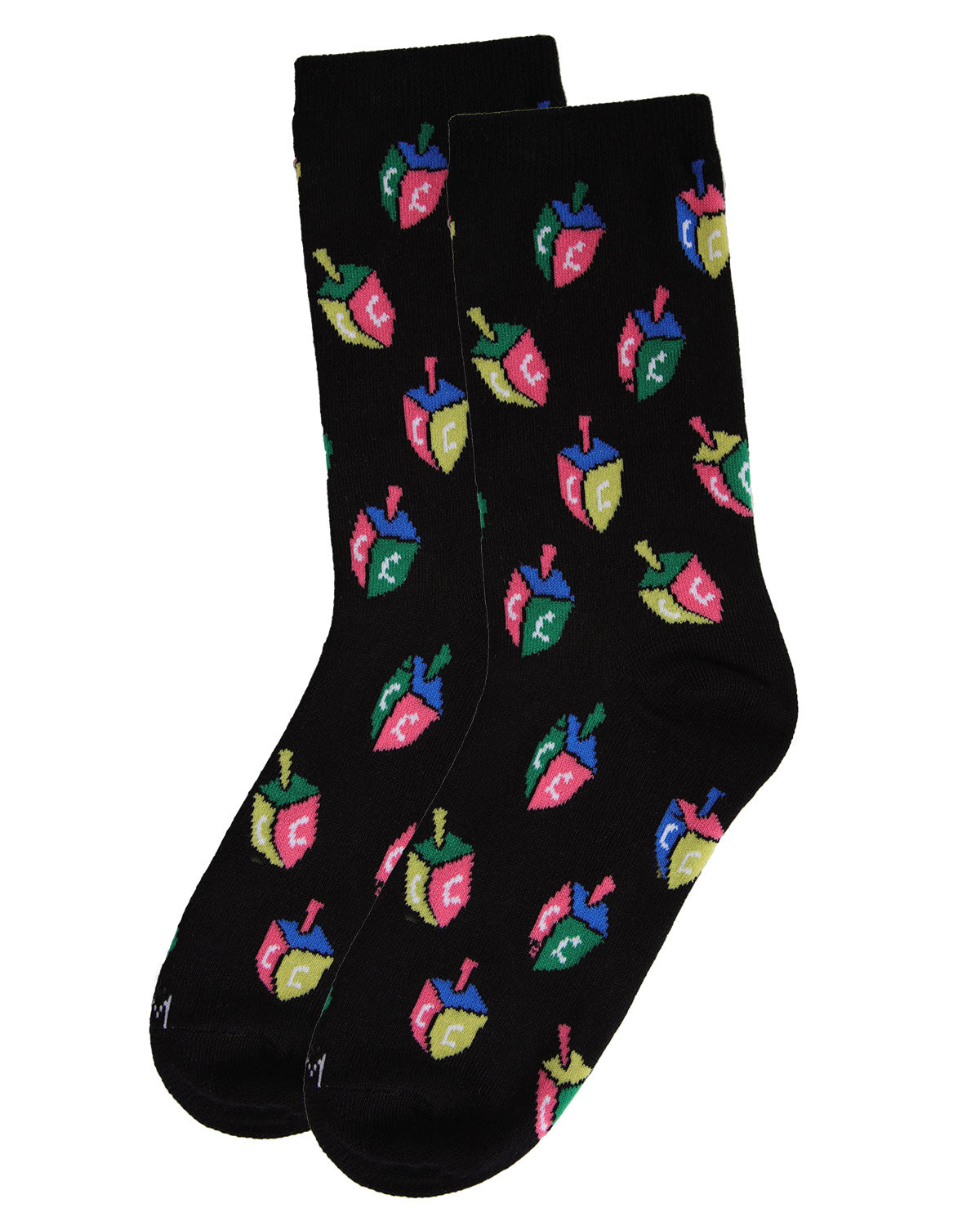 Women's Dreidel Holiday Crew Socks