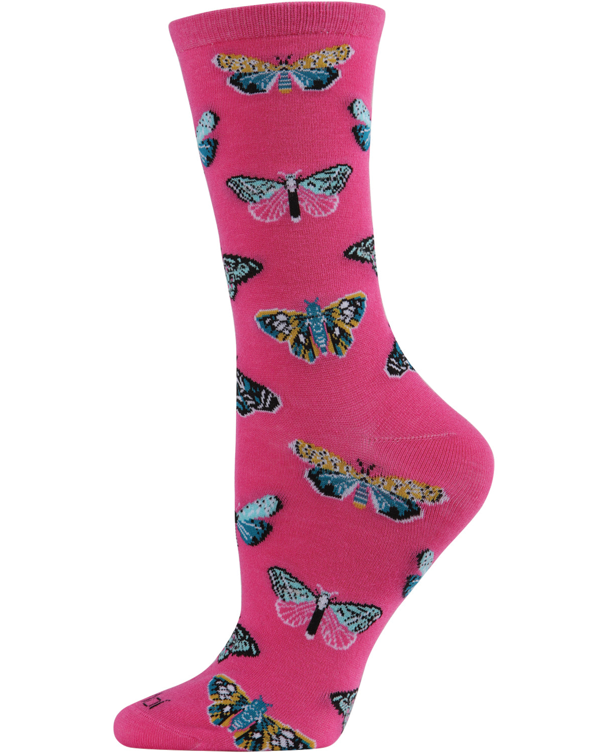 Butterfly Bamboo Blend Crew Socks