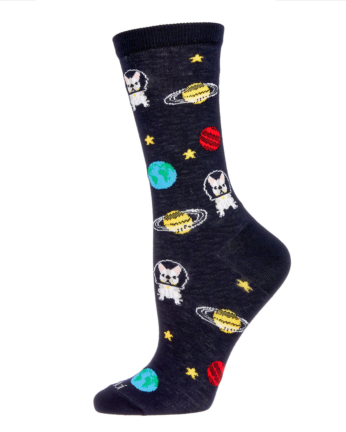 In Space No One Can Hear You Bark Bamboo Blend Crew Socks