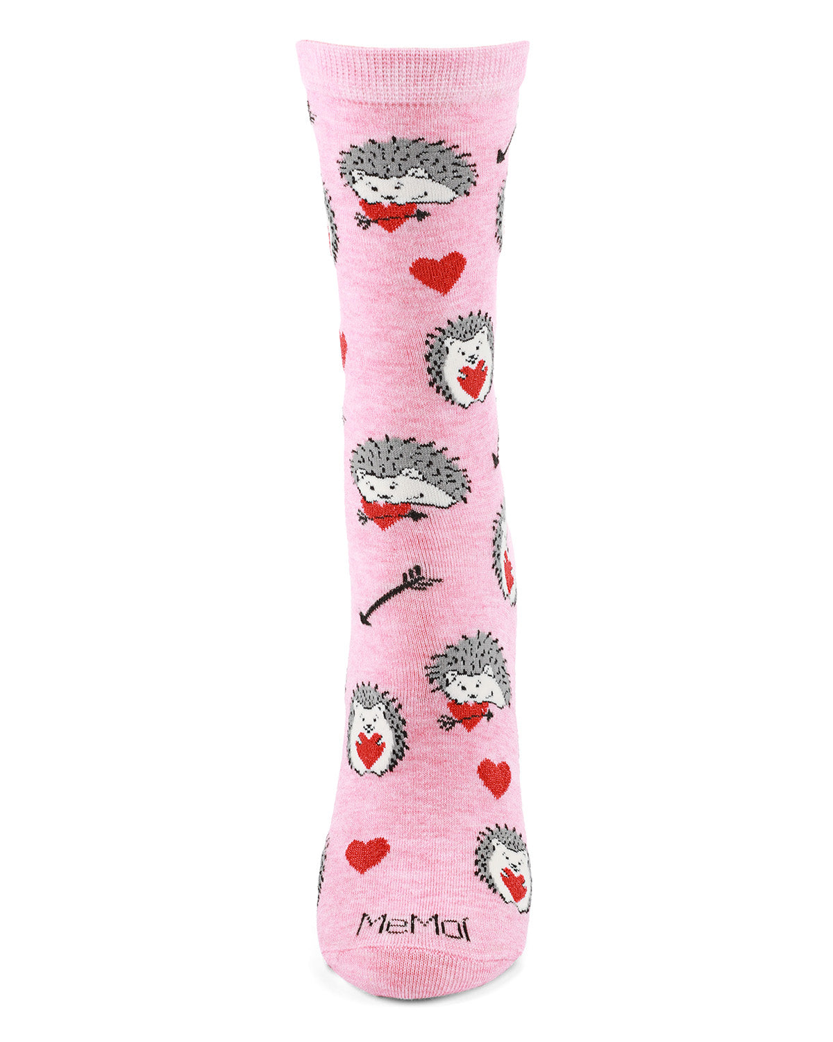 Love Struck Hedgehog Bamboo Blend Crew Sock