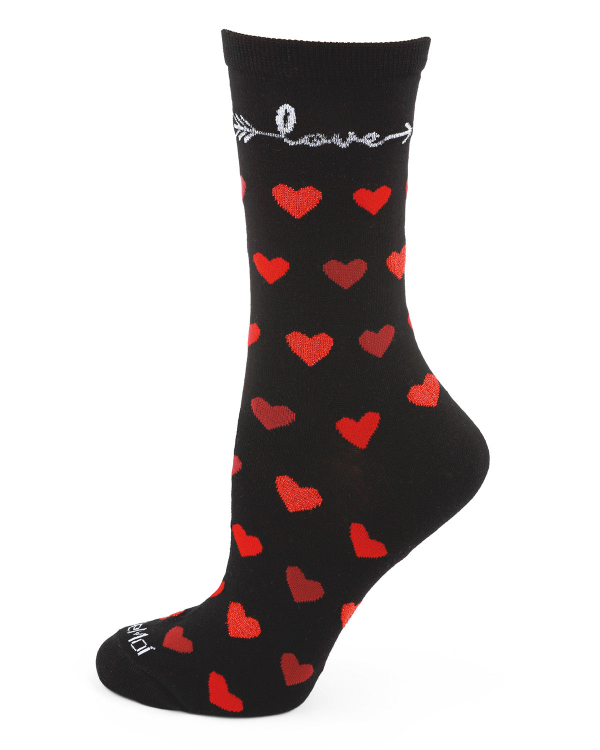 Love Struck Bamboo Blend Crew Sock