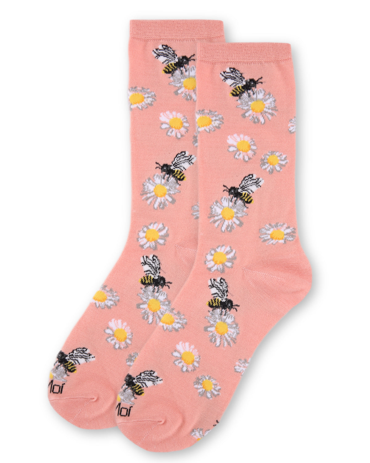 Daisy Bees Bamboo Blend Crew Sock