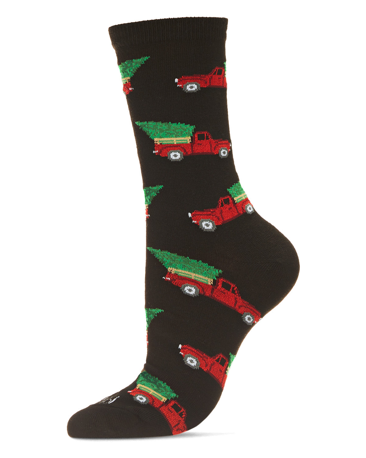 Women's Christmas Tree Truck Holiday Crew Socks