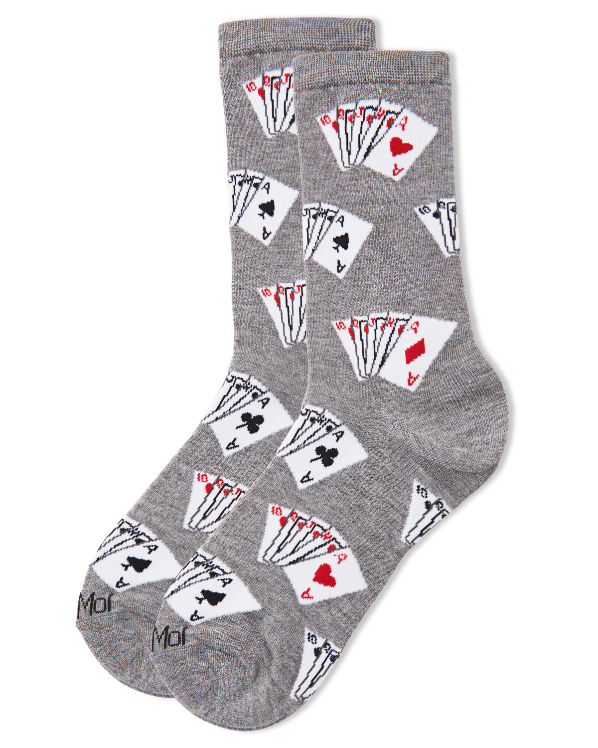 Playing Cards Bamboo Blend Crew Socks